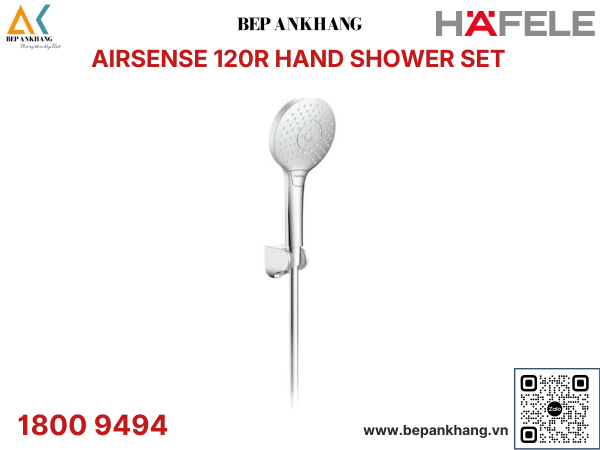 Bộ sen tay Hafele - AirSense 120R 3 chức năng - 485.60.051